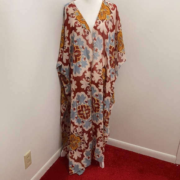 EC Live 4 Truth Multicolor Sheer Kimono Plus Size 2X - Picture 2 of 12